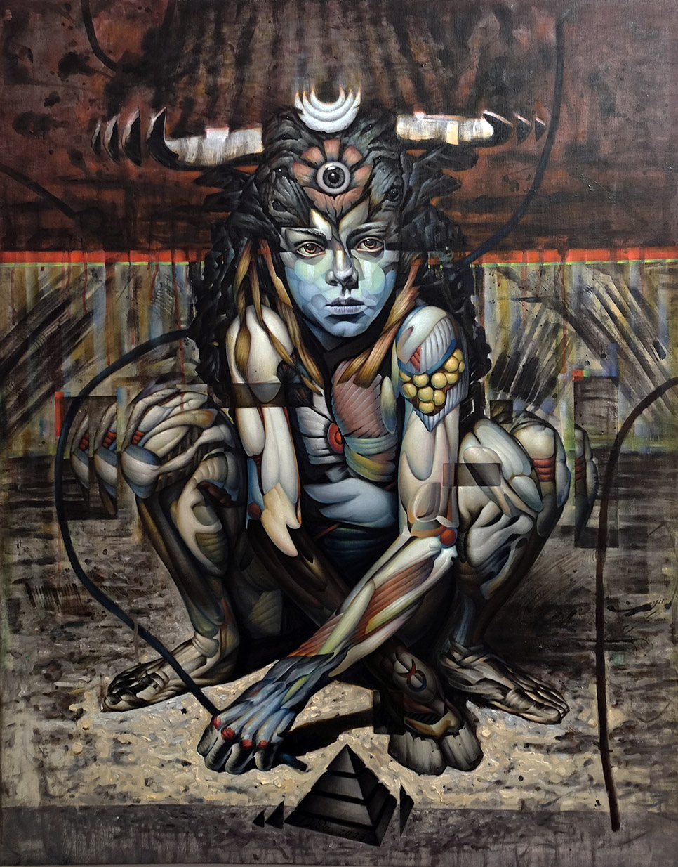 Minotaur (the series of works Lost Between Worlds), 2023